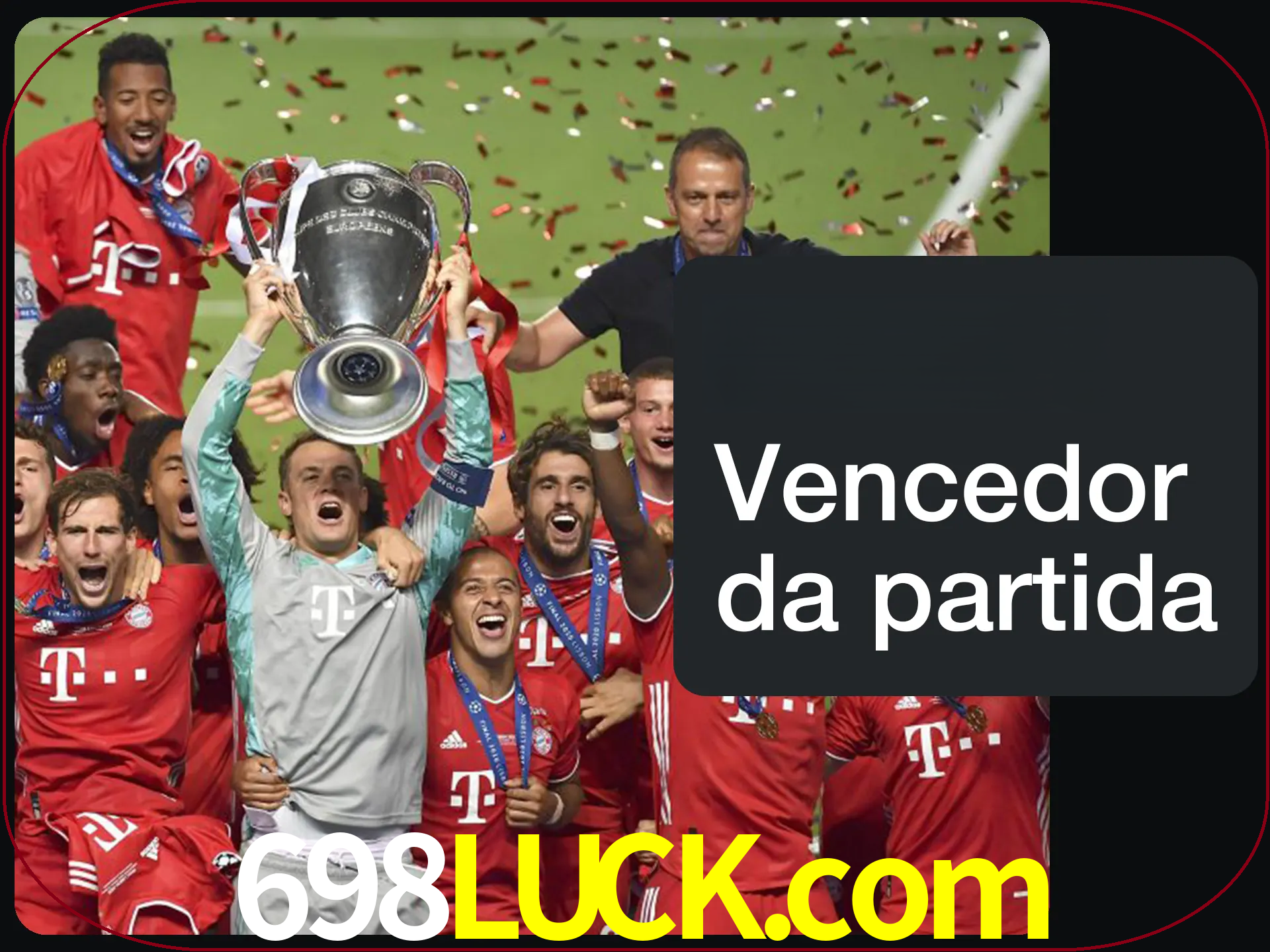 Aposte no vencedor e ganhe uma grande quantia de dinheiro.